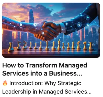 Managed services growth engine